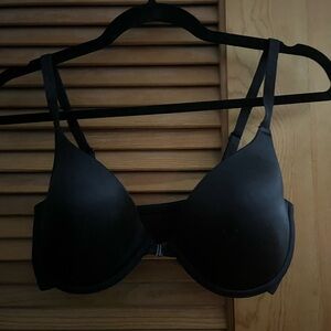 WONDERBRA front close demi pushup bra style 7638 in black size 34D